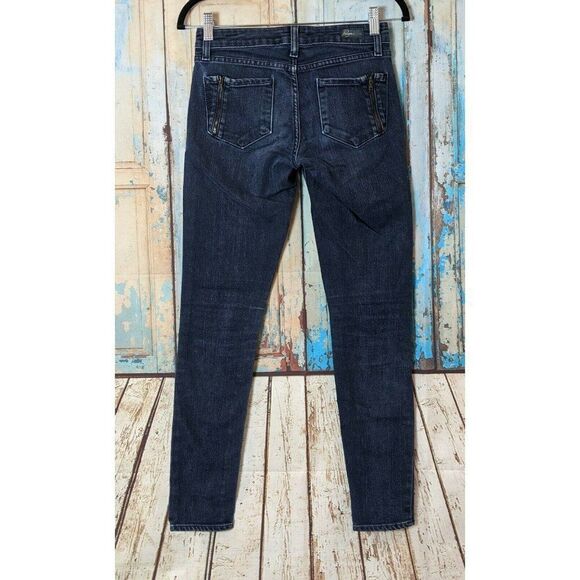 Paige Womens Size 25 Blue Low Rise Zipper Pockets Verdugo Jegging Skinny Jeans - Picture 3 of 8